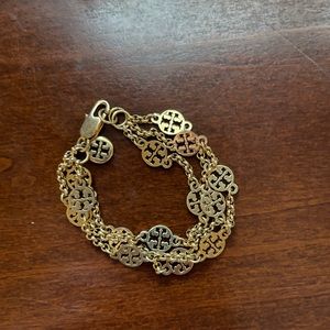 Gold Tory Burch bracelet